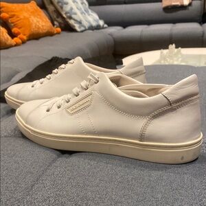 Dolce & Gabbana White Leather Sneakers